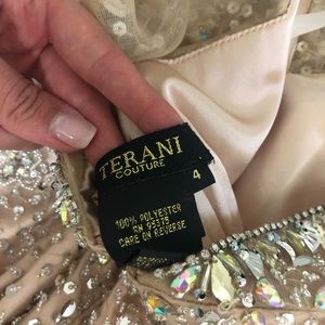 Terani couture midi dress size 4
